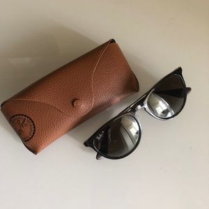 RAY-BAN Women's Erika Round Polarized Sunglasses